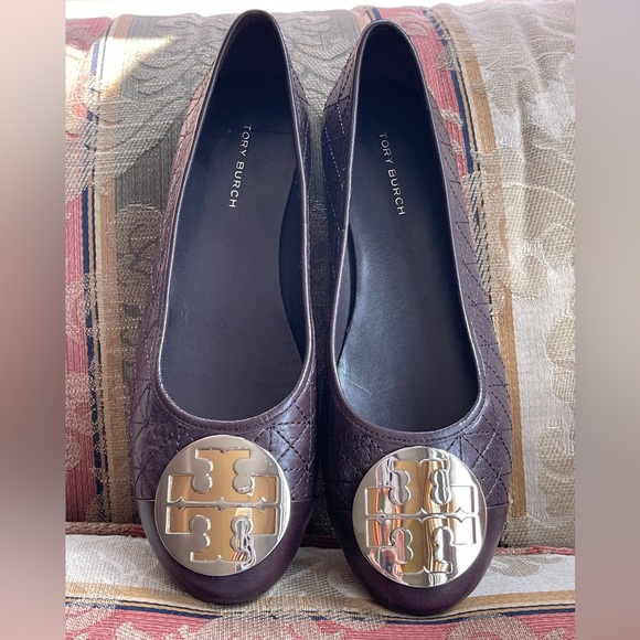 Tory Burch Claire Quilted Ballet Napa Leather - Picture 5 of 9